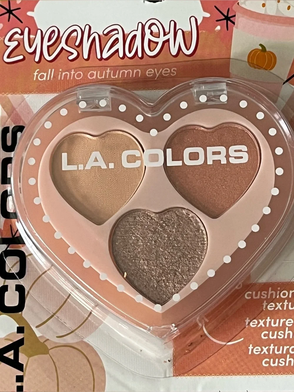 La Colors Pumpkin Spice PSL All Day Heart Eyeshadow Palette Fall Autumn Boho